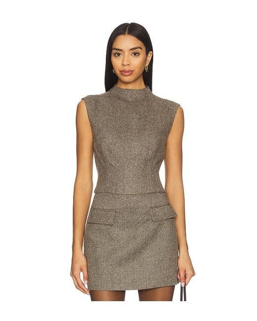 Elodie the Label Brown Elodie Devon Top