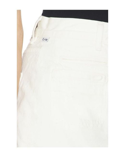Citizens of Humanity White Marlow Welt Pocket Short