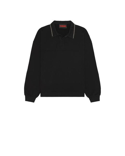 Pleasures Polohemd in Black für Herren