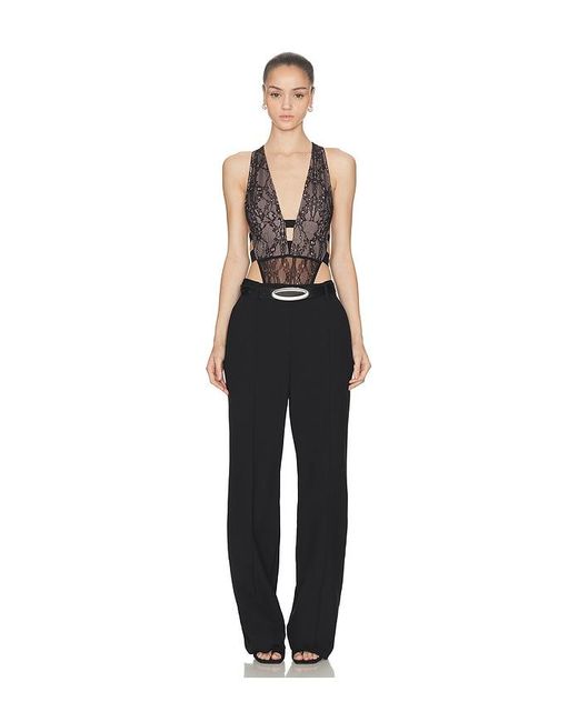 Halo Black Opacity Bodysuit