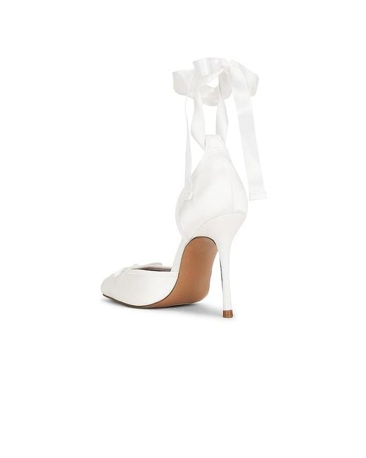 Steve Madden White Larina Heel