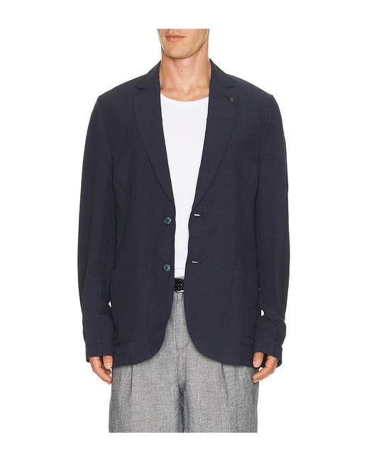 DISTRETTO12 Blue Certo Blazer for men