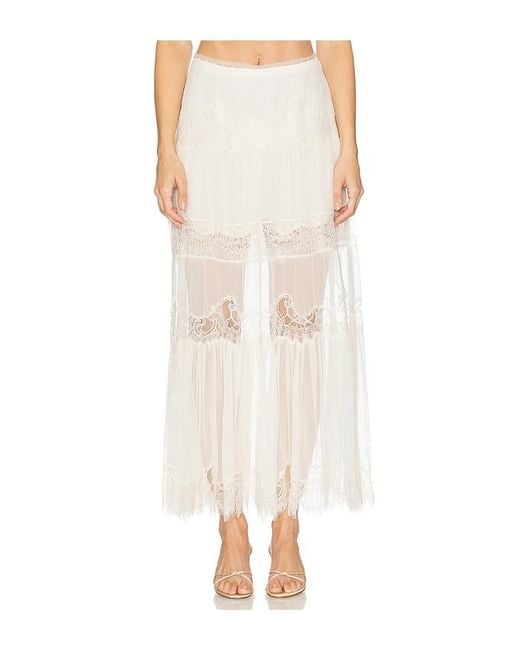 LoveShackFancy Aureline スカート White