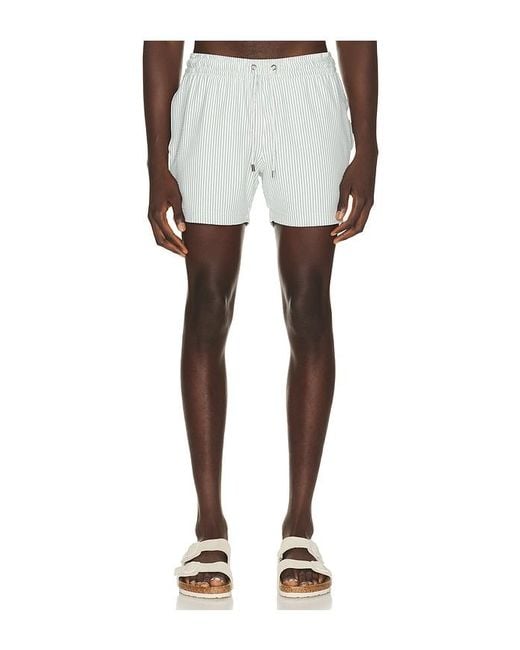 Vintage Summer Multicolor Stripe Knit Shortie Volley for men