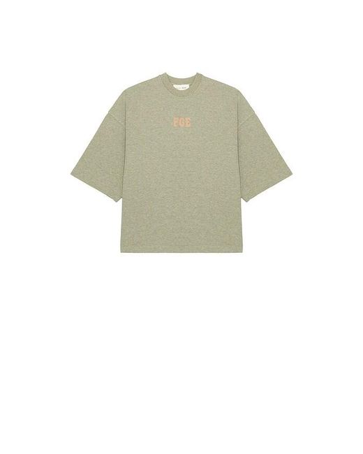 Fear Of God Green Merch Tee for men