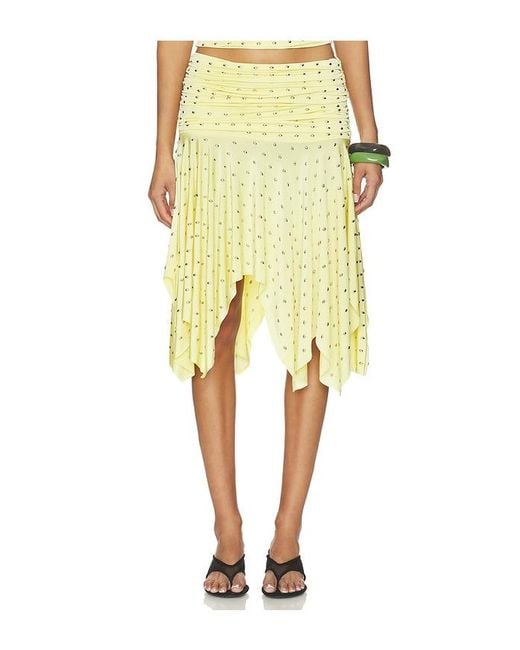 Siedres Yellow Sandor Skirt