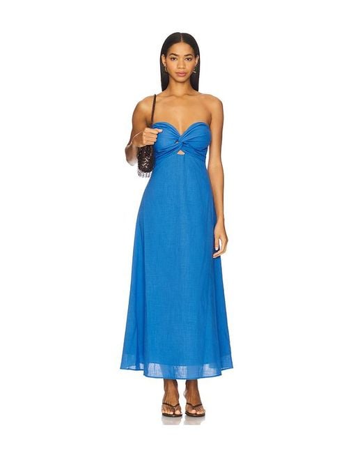 SNDY'S Blue X Revolve Lilly Dress