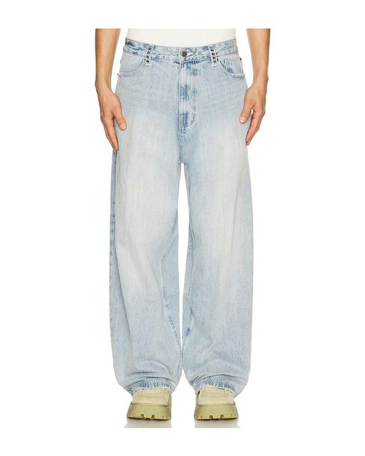 Jaded London Applique Cross Xl Colossus Jeans in Blue for Men | Lyst