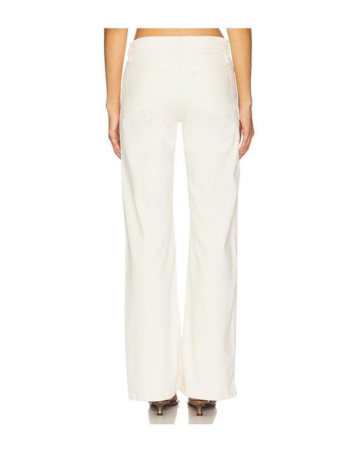 Hudson White Kelli Low Rise Loose Straight