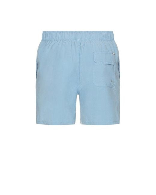 Vintage Summer Blue Vintage Wash Volley Swim Short for men