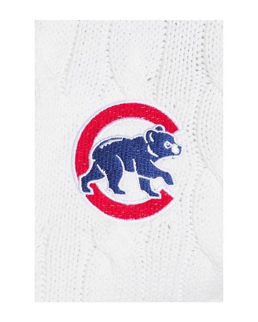 Terez White X Revolve Chicago Cubs Zip Knit Cardigan
