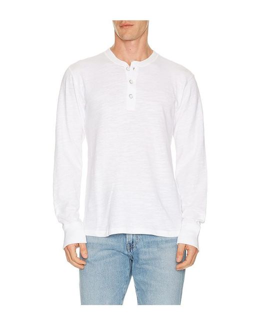 Classic Henley En Color Blanco Talla (También En S, M, Xl) Rag & Bone de hombre de color White