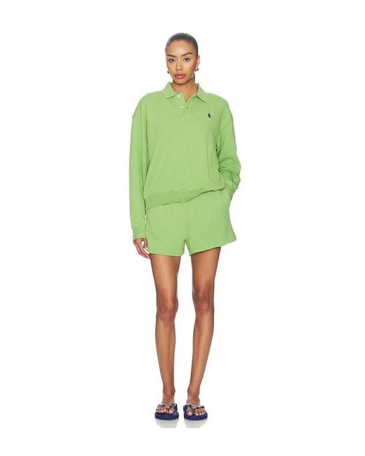 Polo Ralph Lauren Green Island Fleece Standard Shorts
