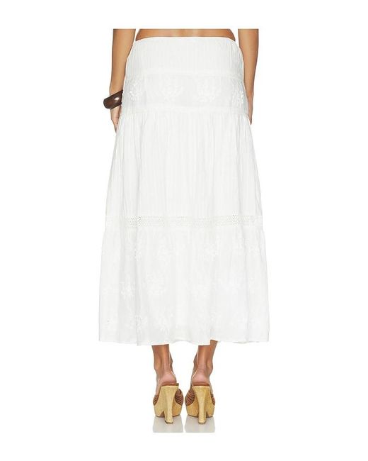 Astr White Gwyn Skirt