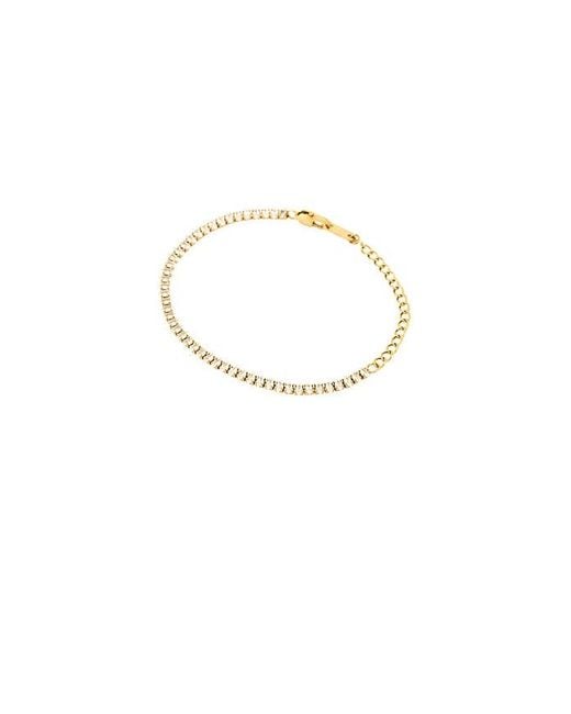 Mazin Jewels Metallic Marquis Tennis Bracelet