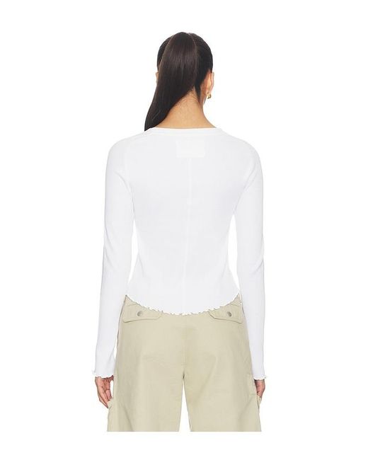 Free People White X We The Free Easy Does It Tee
