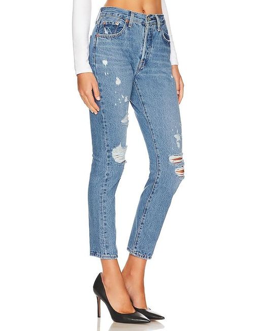 Levi's 501 skinny clearance white