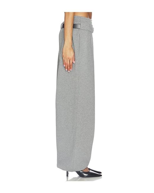 Alexander Wang Gray Belted Sweatpant