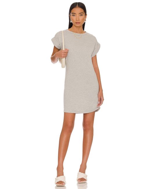 The Line By K Cotton Loza Dress In Grey Grey Lyst UK