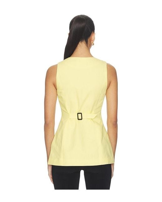 ALIGNE Natural Leo Linen Mix Waistcoat