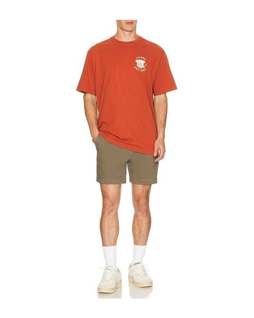 Filson Orange Bear Graphic Tee for men