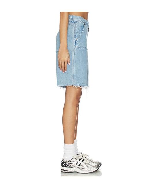 Levi's Blue Baggy Dad Utility Jort