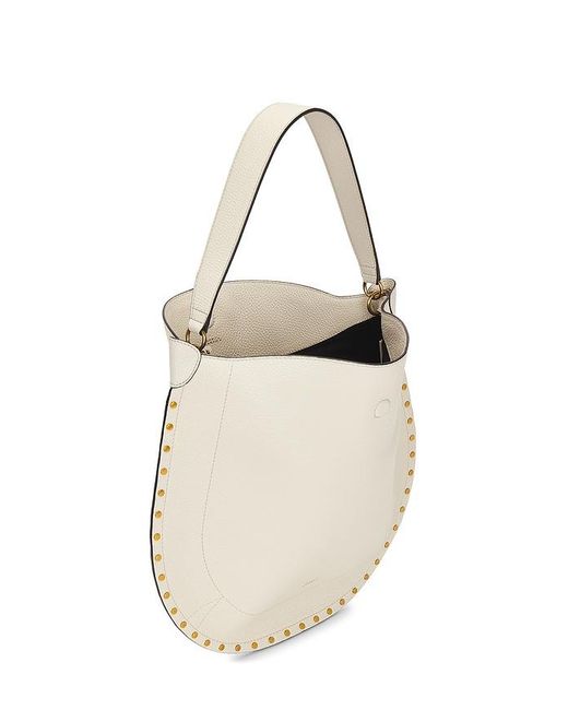 Isabel Marant Natural Oskan Soft Hobo Bag
