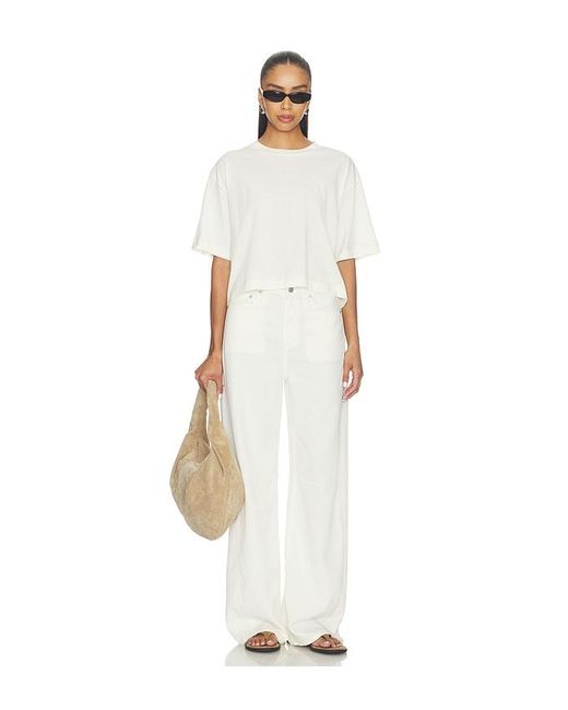 Pistola White Mae Cropped Tee