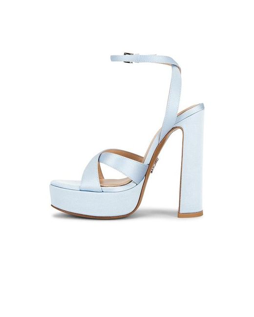 retroféte White Melodia Platform Sandal