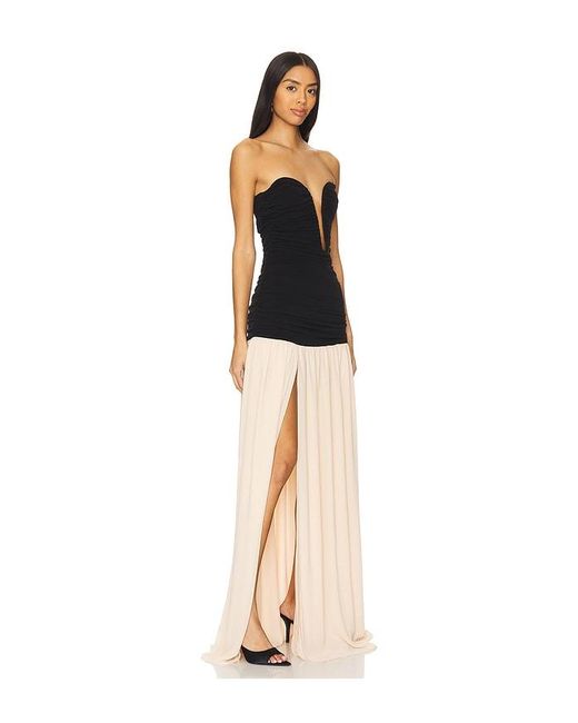 Lovers + Friends Black Ari Gown