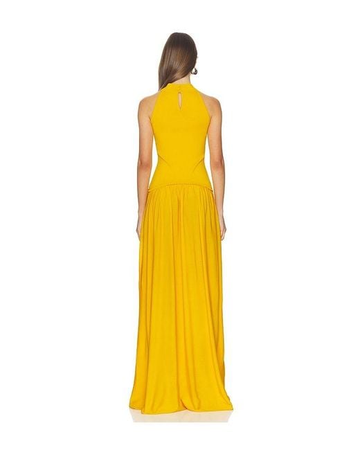 Solid & Striped Yellow The Isola Dress