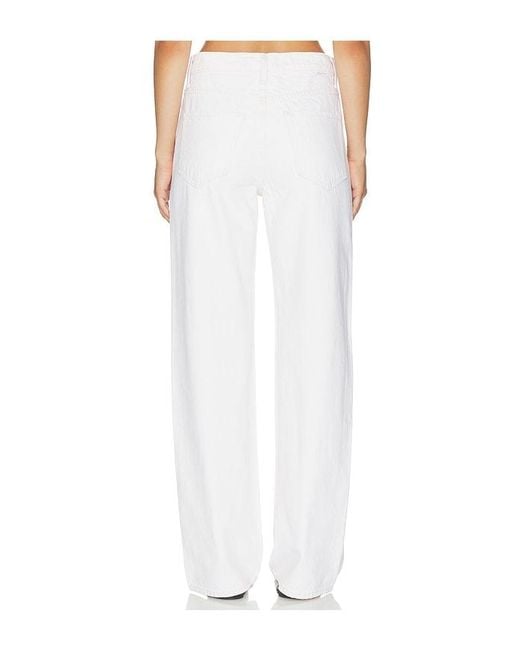 Mother White The Dodger Skimp Jeans