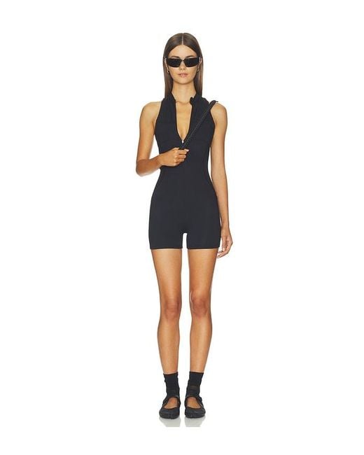 WellBeing + BeingWell Blue Flowwell Beck Romper