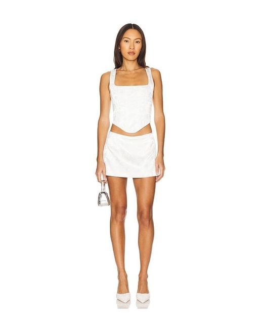 I.AM.GIA White Kelly Skort