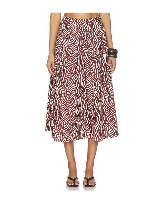 Proenza Schouler Red Nessa Skirt