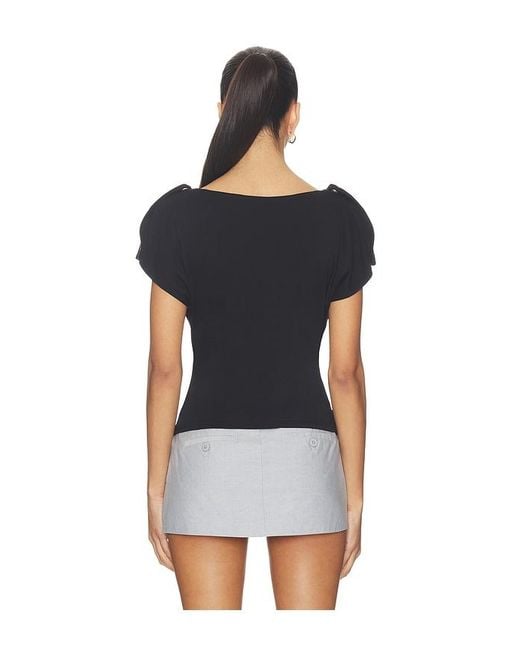 With Jean Blue Sienna Top