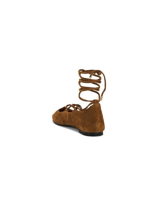 Madewell Brown Greta Lace Up Flat