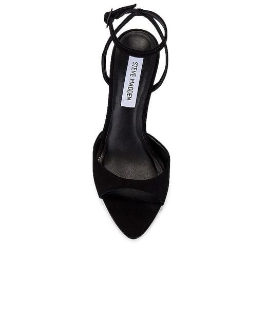 Steve Madden Black Sandale Beki
