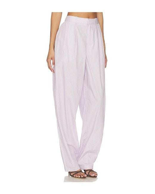 Ronny Kobo White Davika Pant