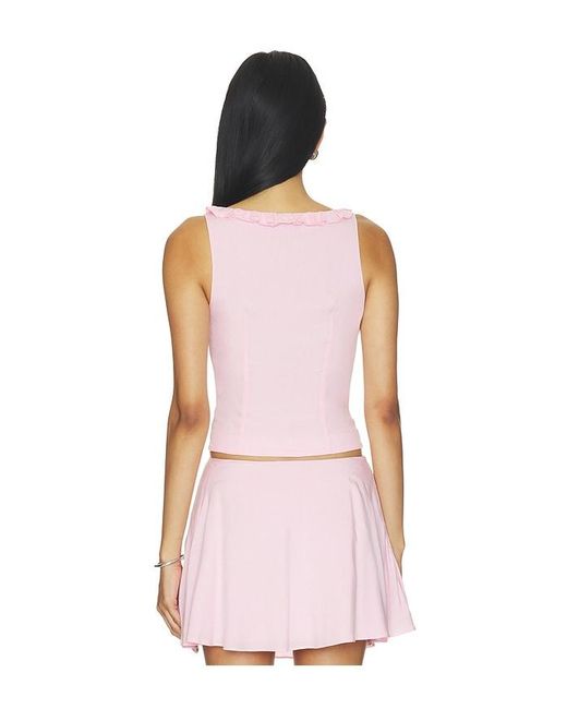 MAJORELLE Pink Celia Top