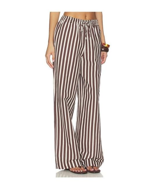 Rococo Sand White Straight Pants