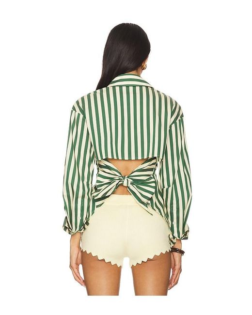 Simon Miller White Loch Poplin Button Up