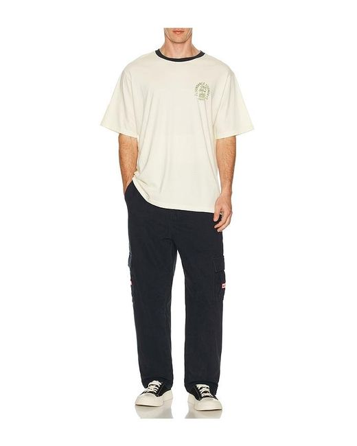 KAPPY DESIGN White Sundance Ringer Half Tee for men