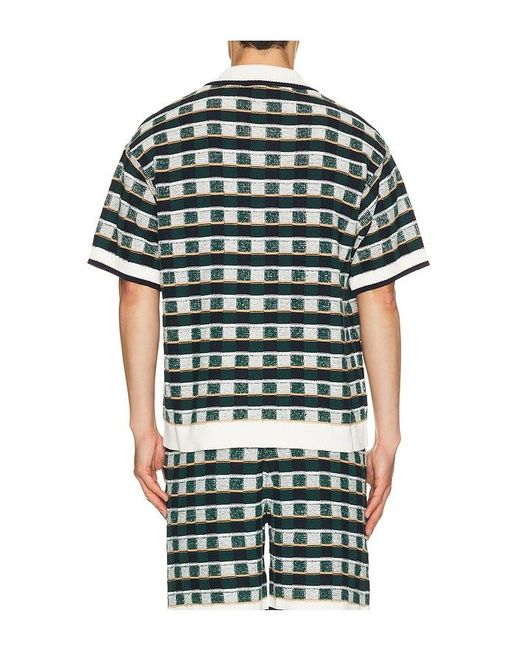 Casablanca Green Mosaic Shirt for men