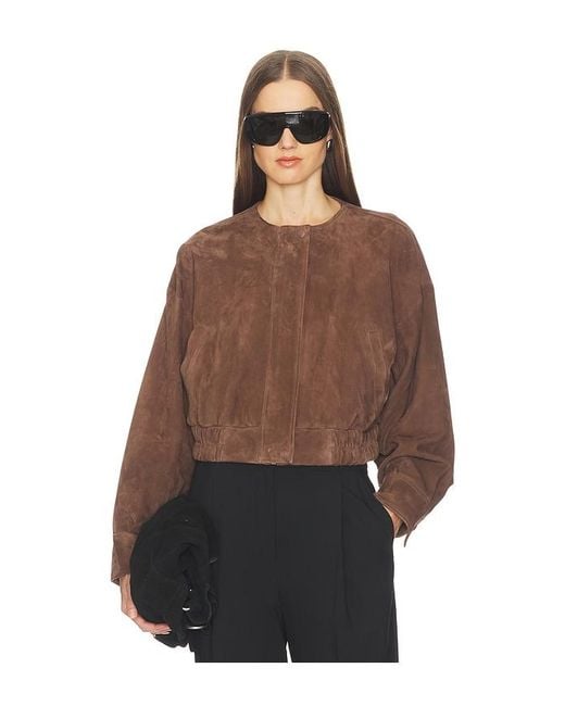 SRG Brown Danica Suede Jacket