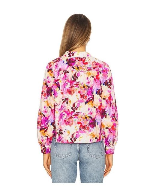 Ulla Johnson Red Tahlia Blouse
