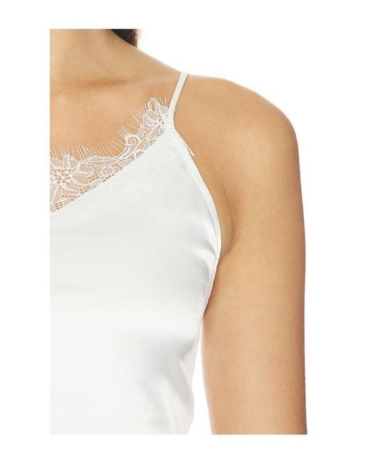 superdown White Ataya One Shoulder Top