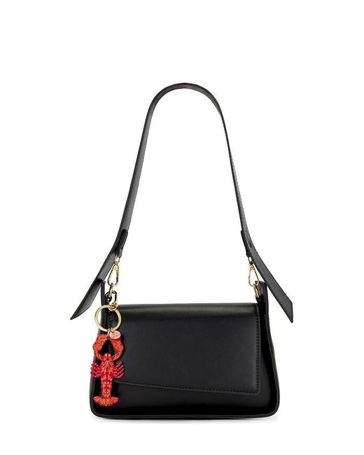 Solar Eclipse Red Hand-Painted Lobster Bag Charm + Keychain
