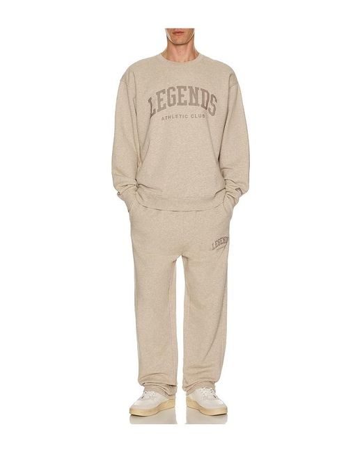 Legends Natural Fairfax Varsity Crew Sweatshirt for men