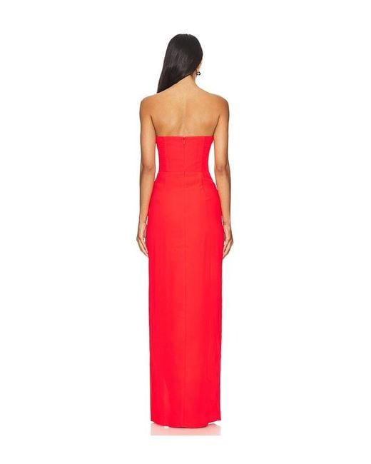 Amanda Uprichard Red X Revolve Ivy Gown